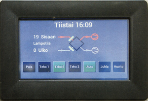 ilmanvaihtokoneen ohjausyksikkö